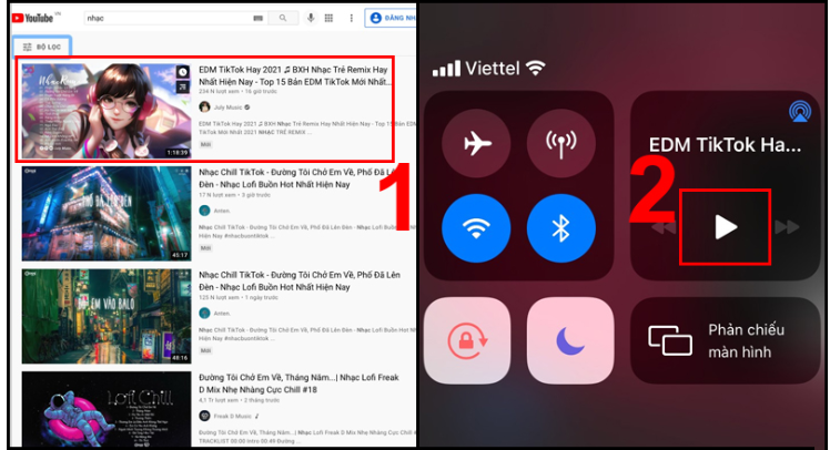 Vừa chơi game vừa nghe nhạc trên iphone