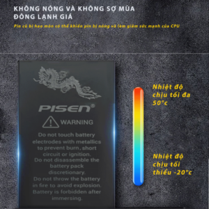 Thay pin iPhone 11 siêu cao chính hãng Pisen Hoàng Mai, Nghệ An
