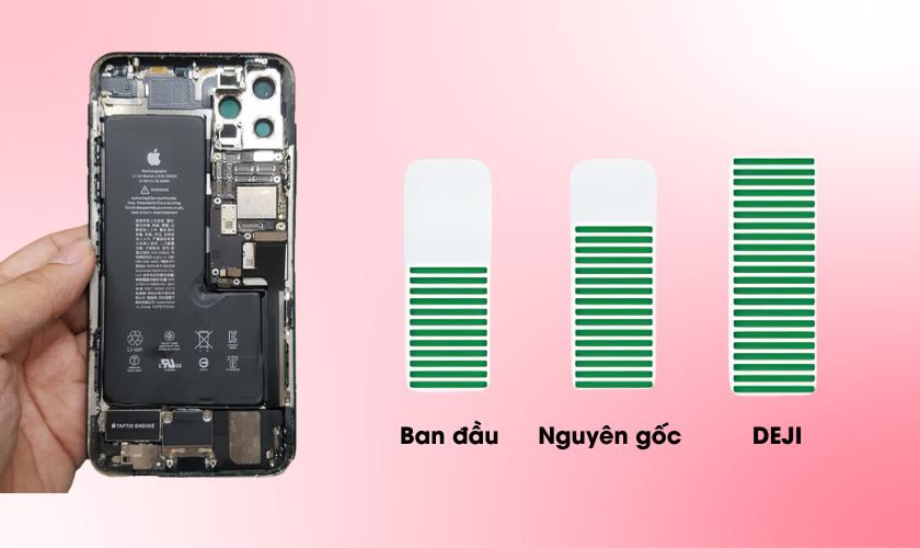 Thay pin Deji chính hãng cho Iphone 11 Pro Max tại thị xã Hoàng Mai - Nghệ An