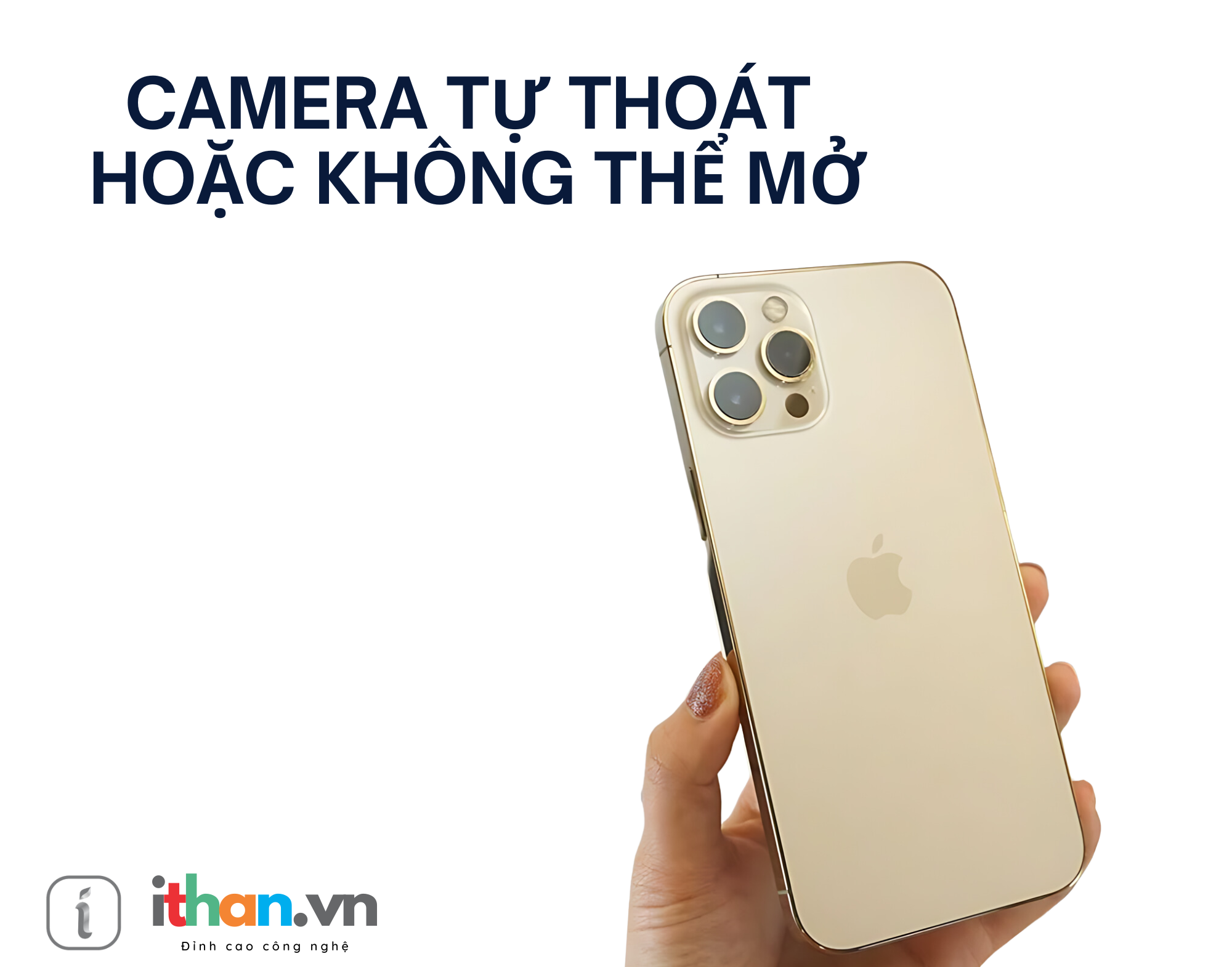 Thay camera trước cho iPhone 12 Pro Max tại iThan.vn - Quỳnh Dị, Hoàng Mai, Nghệ An