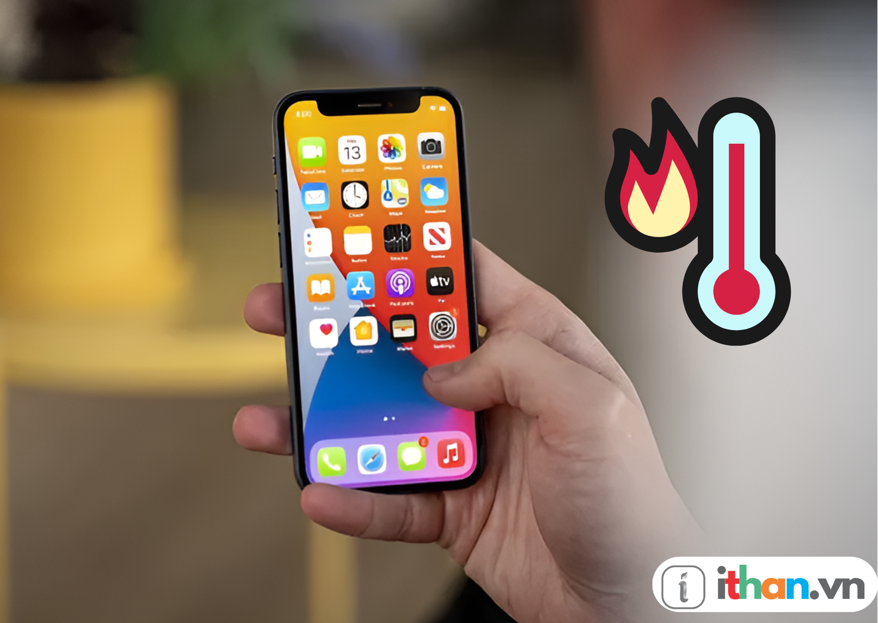 Thay pin Vmas chính hãng cho iPhone 12 mini tại iThan.vn - Quỳnh Dị, Hoàng Mai, Nghệ An.